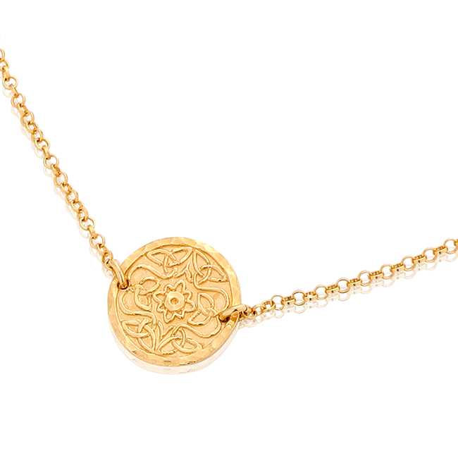 LABEL necklace gold